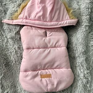 DOGO Pink Dog Winter Coat